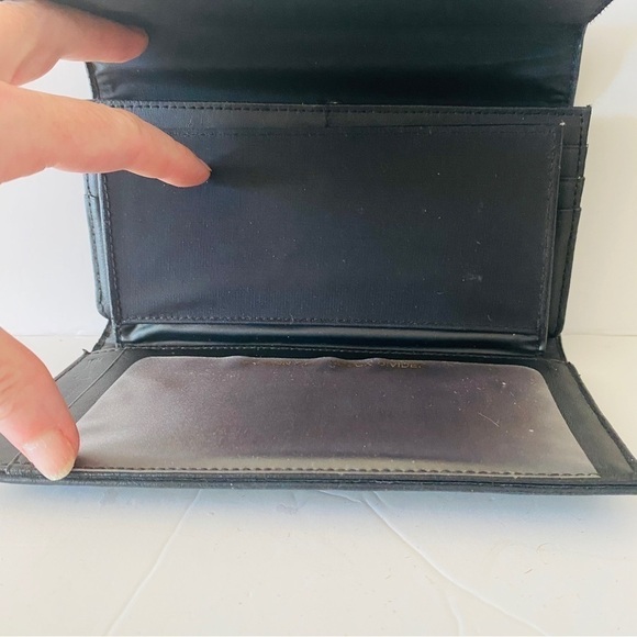 Wallet grey large card holder change purse great condition snap closure - Picture 4 of 12